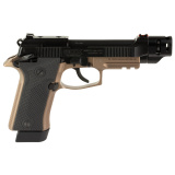 80X Cheetah Tactical Urban Launch Edition | 380ACP,  DA/SA, 4.4" Threaded Barrel w/Comp, Metal Frame Polymer Grip, Manual Safety/Decocker, Bronze, 13RD Two Magazines, Front Picatinny Rail, Optic Ready