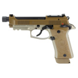 80X Cheetah Tactical 380ACP, 4.4" Threaded Barrel, Polymer Grip, Manual Safety/Decocker, Matte Finish, Desert, Front Picatinny Rail, Optic Ready, 15 Rounds, 2 Magazines J80XTD15 Double Action/Single Action, Semi-automatic, Metal Frame Pistol