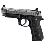 92G Elite LTT II, Double Action/Single Action, Semi-automatic, Metal Frame Pistol, Full Size, 9MM, 4.7" Barrel, Stainless Steel (Inox) Slide and Barrel, Black Frame, Black Sights, Optics Ready, 10 Rounds, 3 Rounds J92ELITE2G10