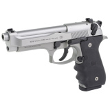 92FS, Brigadier, Semi-automatic, DA/SA, Full Size, 9MM, 4.9", Alloy, Inox, Plastic, 10Rd, 2 Mags, Ambidextrous, 3 Dot J92F560CA