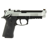 92XI SAO | 9mm, 4.7" Barrel, Optics Ready (OR), Matte Frame, Silver Cerakote Slide, 2x 10rd Magazines