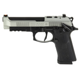 92XI SAO | 9mm, 4.7" Barrel, Optics Ready (OR), Matte Frame, Silver Cerakote Slide, 2x 18rd Magazines