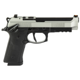 92XI SAO | 9mm, 4.7" Barrel, Optics Ready (OR), Matte Frame, Silver Cerakote Slide, 2x 18rd Magazines