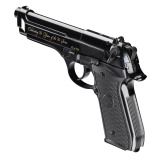 92SB 50th Anniversary Edition, Semi-automatic, Double Action/Single Action, Metal Frame Pistol, Full Size, 9MM, G10 Grips, Anodized Finish, Black, 4.9" Barrel, Fixed Sights, 15 Rounds, 2 Magazines, Include Challenge Coin and History Booklet J92SB15