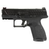 APX A1 Compact, Striker Fired, Semi-automatic, Polymer Frame Pistol, Compact, 9MM, 3.7" Barrel, Matte Finish, Black, Optics Ready, Trigger Safety, Front Fiber Optic Sight and Black Rear, 15 Rounds, 2 Magazines JAXA1C915FO