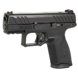 APX A1 Compact, Striker Fired, Semi-automatic, Polymer Frame Pistol, Compact, 9MM, 3.7" Barrel, Matte Finish, Black, Optics Ready, Trigger Safety, Front Fiber Optic Sight and Black Rear, 15 Rounds, 2 Magazines JAXA1C915FO
