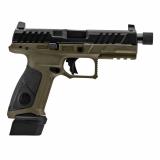 APX, A1 Tactical,Striker Fired, Semi-automatic, Polymer Frame Pistol, Full Size, 9MM, 4.8" Threaded Barrel, Matte Finish, OD Green, Optics Ready, Trigger Safety,Suppressor Height Sights, 21 Rounds, 3 Magazines JAXA1F921TAC