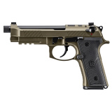 M9A4 Overlanding RDO | 9MM, 5" Threaded Barrel, Nomad Bronze Cerekote, Tritium Night Sights, DA/SA, Decocker, 18 Rounds, 2 Magazines, Front Picatinny Rail, Optics Ready, Includes Streamlight Microstream, Compass, 10mm Socket