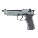 M9A4 Overlanding, Double Action/Single Action, Semi-automatic, Full Size, Metal Frame Pistol, 9MM, 5.11" Threaded Barrel, Cerakote Finish, Lunar, Tritium Night Sights, 18 Rounds, 2 Magazines, Includes Flashlight, Compass, and a 10mm Socket JS92M9A4GLUN18