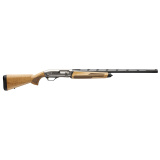 Maxus II Ultimate Maple, Semi-automatic Shotgun, 12 Gauge, 3" Chamber, 28" Barrel, Nickel Plated Receiver, Silver, Fiber Optic Front Sight, AAAA Grade Maple Stock, Includes 3 Choke Tubes - F,IM,M, 4 Rounds 011777204