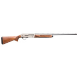 A5 Upland, Semi-automatic Shotgun, 20 Gauge, 3" Chamber, 26" Barrel, Nickel Plated Silver Receiver, Black Barrel, Walnut Stock, 3 Choke Tubes, 4 Rounds 0119036005