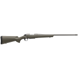AB3 Composite, Bolt Action Rifle, 7MM Remington, 26" Sporter Contour Barrel, 1:9.5 Twist, Threaded M13X.75, Muzzle Brake, Cerakote Finish, Tungsten, Weather Resistant Composite Olive Drab Green Stock, 3 Rounds, 1 Magazine 035842227