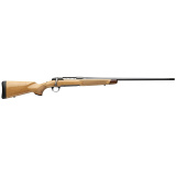 X-Bolt 2, Medallion Maple, Bolt Action Rifle, 7MM Remington, 26" Sporter Contour Barrel, 1:9.5 Twist, Threaded M13X.75, Muzzle Brake, Polished Blue Finish, Black, Gloss Finished Medallion AAAA White Maple Stock, 3 Rounds, 1 Magazine 036080227
