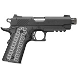1911-22 Black Label Suppressor Ready with Rail .22 Long Rifle 4.25 Inch Threaded Barrel 1/2x28 TPI Black/Gray G-10 Grips Matte Black Frame 10 Round (NOT TRANSFERABLE IN MINNESOTA)