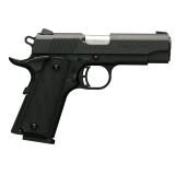 1911-380 Black Label Compact .380 Caliber 3.625 Inch Barrel Matte Black Finish Combat Sights Composite Grips 8 Round