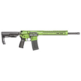 Spec+, Semi-automatic Rifle, AR, 223 Remington/556NATO, 16" Chrome-Moly Barrel, Anodized Finish, Zombie Green, MFT Pistol Grip, MFT Stock, Black, 30 Rounds, 1 Magazine BRO-FUSION-ZGB