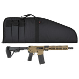 Spec 15 Kinetx, Semi-automatic, AR Pistol, 223 Remington/556NATO, 11.5" Barrel, Black/Tan, B5 Grip, SBA3 Pistol Brace, 30 Rounds, 1 Magazine BRO-S15-KTX-P-TCT-BLK