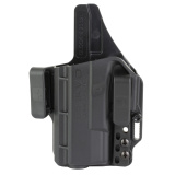 Torsion, IWB Concealment Holster, Waistband Clips, Fits Glock 19/19X/23/32/45, Left Hand, Black, Polymer, Does not fit Glock Gen 5 40SW BC20-1007