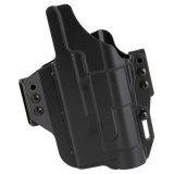 Torsion Light Bearing, IWB Concealment Holster, Waistband Clips, Fits Glock 19/19X/23/32/45 w/Streamlight TLR-1, Right Hand, Black, Polymer, Does not fit Glock Gen 5 40SW BC40-1004