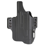 Torsion Light Bearing, IWB Concealment Holster, Waistband Clips, S&W M&P 2.0 9/40 Full Size w/Streamlight TLR-1, Right Hand, Black, Polymer BC40-1007