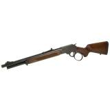 R95 Trapper, Lever Action Rifle, 44 Magnum, 16.5" Barrel, Oxide Finish, Black, Buckhorn Rear Sights, Drift Adjustable Front Sight, Wood Stock, 8 Round 950044161