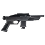 RS22 Pistol, Semi-automatic, Polymer Frame Pistol,Compact, 22 LR, 6" Threaded Barrel, Matte Finish, Black, Folding Brace, AR-style Pistol Grip, Picatinny Rail, Manual Safety, 10 Rounds, 1 Magazine RS22P6BK-SB
