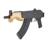 Micro Draco, Semi-automatic, Metal Frame Pistol, 762X39, 6.25" Barrel, Threaded M14X1 LH, Steel, Anodized Finish, Black, Polymer Grip, Hardwood Handguard, 30 Rounds, 1 Magazine, Rear Picatinny Rail HG2797P-N