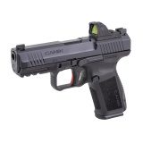 METE SF One Series, Semi-automatic, Striker Fired, Polymer Frame Pistol, Compact, 9MM, 4.1" Barrel,  Matte Finish, Black, Optics Ready, 15 Rounds, 1 Magazine, Includes MeCanik MO1 Optic HG56370SV-N