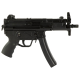 AP5-P Base, Semi-automatic Pistol, 9MM, 5.75" Threaded Barrel, Matte Finish, Black, Adjustable Sights, Manual Safety, 30 Rounds, 1 Magazine, Hard Case, No Sling, Cleaning Kit, Scope Mount, or Muzzle Brake, With Sling HG6035A-N