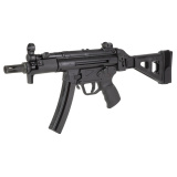 AP5-P, Semi-automatic Pistol, 9MM, 5.8" Barrel, Threaded 1/2X28, Matte Finish, Black, Adjustable Rear and Fixed Front Sight, Polymer Grips, Pistol Stabilizing Brace, Manual Safety, 30 Rounds, 2 Magazines, Includes Sling, Cleaning Kit, Picatinny Rail and