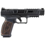 SFX Rival-S Darkside Rosewood, Semi-automatic, Steel Frame Pistol, Full Size, 9MM, 5" Barrel, Black, Rosewood Grips, Optics Ready, Fiber Optic Front Sight, 18 Rounds, 2 Magazines HG7010R-N