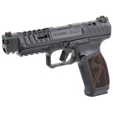 SFX Rival-S Darkside Rosewood, Semi-automatic, Steel Frame Pistol, Full Size, 9MM, 5" Barrel, Black, Rosewood Grips, Optics Ready, Fiber Optic Front Sight, 18 Rounds, 2 Magazines HG7010R-N