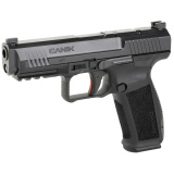 METE SFT, Striker Fire, Semi-automatic, Polymer Frame Pistol, Full Size, 9MM, 4.47" Barrel, Matte Finish, Black, 20 Rounds, 2 Magazines, Includes MeCanik MO1 Optic HG7164-N