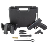 METE MC9LS, Semi-automatic, Striker Fired, Polymer Frame Pistol, Compact, 9MM, 3.64" Barrel, Black, Optic Ready, White Dot Front Sight, Blackout Rear Sight, 2 Magazines, 10 Rounds, California Compliant HG7885CA-N