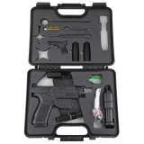METE MC9LS, Semi-automatic, Striker Fired, Polymer Frame Pistol, Compact, 9MM, 3.64" Barrel, Black, Optic Ready, White Dot Front Sight, Blackout Rear Sight, 2 Magazines, 10 Rounds, California Compliant HG7885CA-N