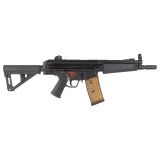 AP53, Semi-automatic, 556NATO, 8.3" Barrel, Threaded 1/2X28, 4 Prong Flash Hider, Manganese Phosphate Finish, Black, Navy Style Grip, Pistol Stabilizing Brace, Fixed Front and Adjustable Rear Sights, 30 Rounds, 2 Magazines, Includes Sling, Cleaning Kit,