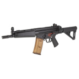 AP53, Semi-automatic, 556NATO, 8.3" Barrel, Threaded 1/2X28, 4 Prong Flash Hider, Manganese Phosphate Finish, Black, Navy Style Grip, Pistol Stabilizing Brace, Fixed Front and Adjustable Rear Sights, 30 Rounds, 2 Magazines, Includes Sling, Cleaning Kit,