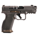 METE MC9 Prime Radian, Semi-automatic, Striker Fired, Polymer Frame Pistol, Compact, 9MM, 3.6" Barrel, Radian Ramjet and Afterburner Compensator, Night Fision Tritium Sights, Optics Ready, Matte Finish, Prime Gray, 17 Rounds, 2 Magazines HG8611G-N