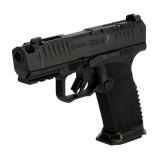 METE MC9 Prime Radian, Semi-automatic, Striker Fired, Polymer Frame Pistol, Compact, 9MM, 3.8" Barrel, Radian Ramjet and Afterburner Compensator, Night Fision Tritium Sights, Matte Finish, Black, 10 Rounds, 2 Magazines HG8612-N