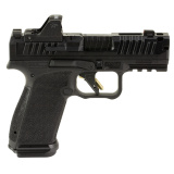 METE MC9 Prime, Semi-automatic, Striker Fired, Sub-compact, Polymer Frame Pistol, 9MM, 3.64" Barrel, Compensated Slide and Barrel with Blast Chamber, Black, Night Sights, 17 Rounds, 2 Magazines, Includes MO1 Optic HG8658BV-N