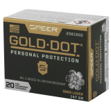 Gold Dot 9mm Luger 147 Grain Hollow Point 20 Per Box