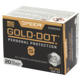 Speer Gold Dot Personal Protection | 357MAG, 158 Grain, Hollow Point, 20 Round Box 23960GD