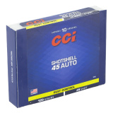 Centerfire Handgun Shotshells .45 Auto Shot Size 9 10 Per Box