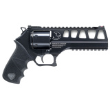 Rhino L Frame 60DS Revolver, Double Action/Single Action, 44 Remington Magnum, 6" Barrel, Aluminum Frame, Blued Finish, Black, Hogue Rubber Grips, Fiber Optic Front Sight, Adjustable Rear Sight, 6 Rounds, 3 Moon Clips 340.350