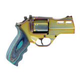 Rhino 30DS Revolver, Double Action/Single Action, 357 Magnum, 3" Barrel, Aluminum Frame, PVD Finish, Nebula, Blue Laminate Grip, Fiber Optic Front Sight, Adjustable Rear Sight, 6 Rounds, 3 Moon Clips 340.354