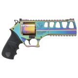 Rhino L Frame 60DS Revolver, Double Action/Single Action, 44 Remington Magnum, 6" Barrel, Aluminum Frame, PVD Finish, Nebula, Hogue Rubber Grips, Fiber Optic Front Sight, Adjustable Rear Sight, 6 Rounds, 3 Moon Clips 340.356