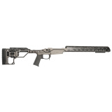 Modern Precision Rifle Chassis, Tungsten Anodize, Fits Remington 700 Long Action, 17" M-Lok Forend 810-00001-24