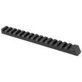 1 Piece Base, Black, Anodized, Compatible with Christensen Arms Ranger 22, 40 MOA Base 810-00039-02