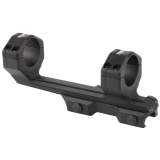 1 Piece Cantilever Mount, Black, Anodized, Fits 1" Tubes, 0 MOA 810-00043-00