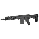 Banshee MK4, Semi-automatic, AR Pistol, 338 ARC, 10.5" Barrel, 5/8X24 Thread Pitch, Cerakote Finish, Armor Black, CMMG Pistol Grip, Pistol Stabilizing Brace, Ambidextrous Controls, 10 Rounds, 1 Magazine 34A390F-AB
